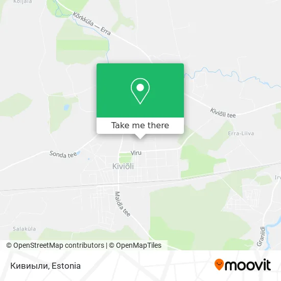 Карта Кивиыли