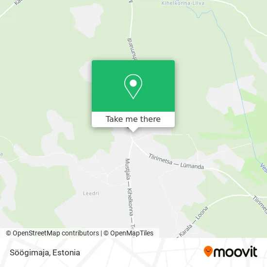 Söögimaja map