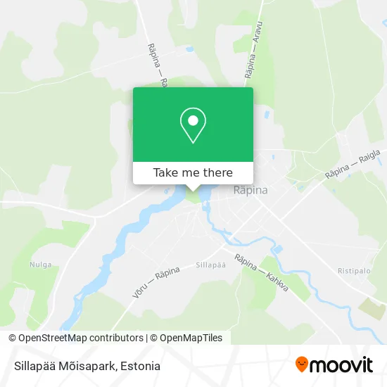 Карта Sillapää Mõisapark