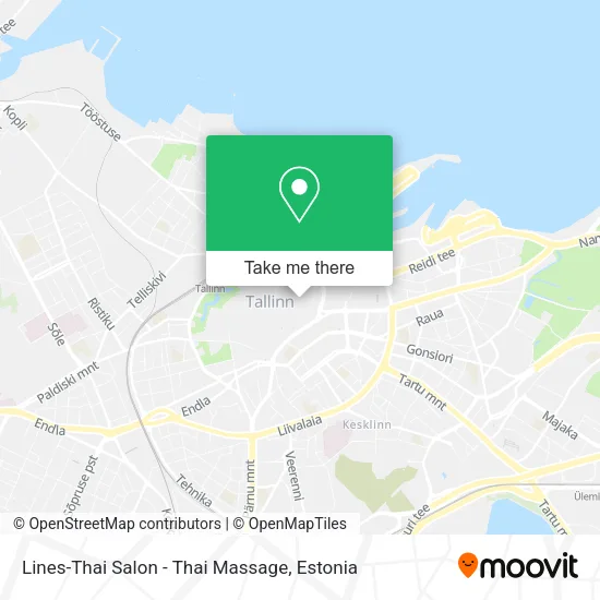 Lines-Thai Salon - Thai Massage map