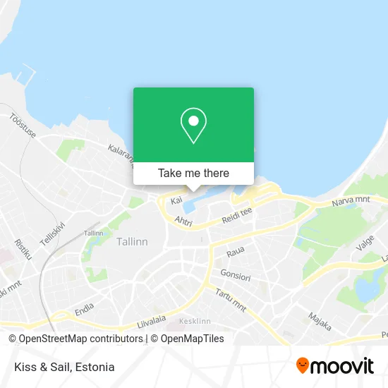 Карта Kiss & Sail