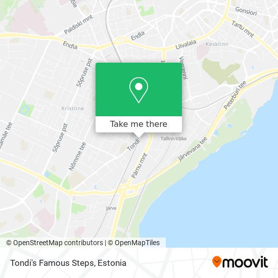 Tondi's Famous Steps map