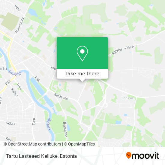 Tartu Lasteaed Kelluke map