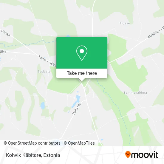 Карта Kohvik Käbitare