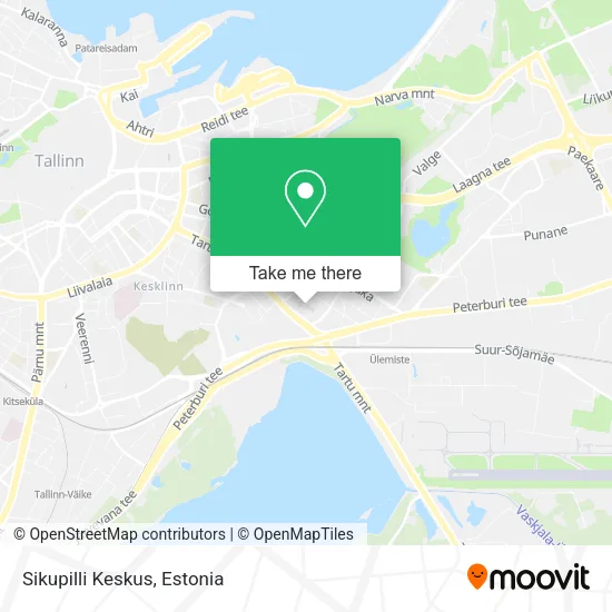 Sikupilli Keskus map