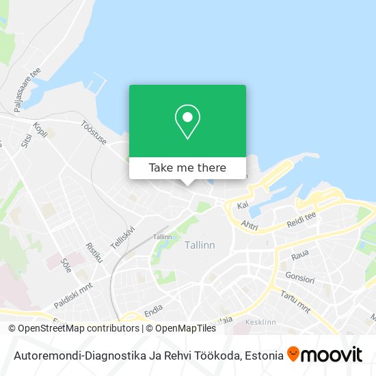 Autoremondi-Diagnostika Ja Rehvi Töökoda map