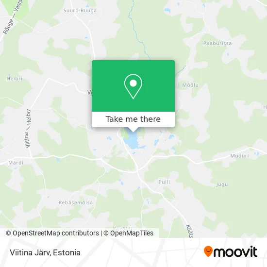 Карта Viitina Järv