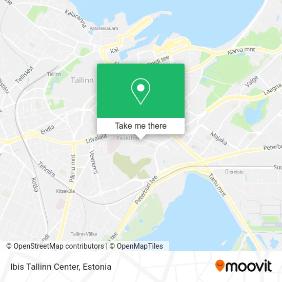 Карта Ibis Tallinn Center