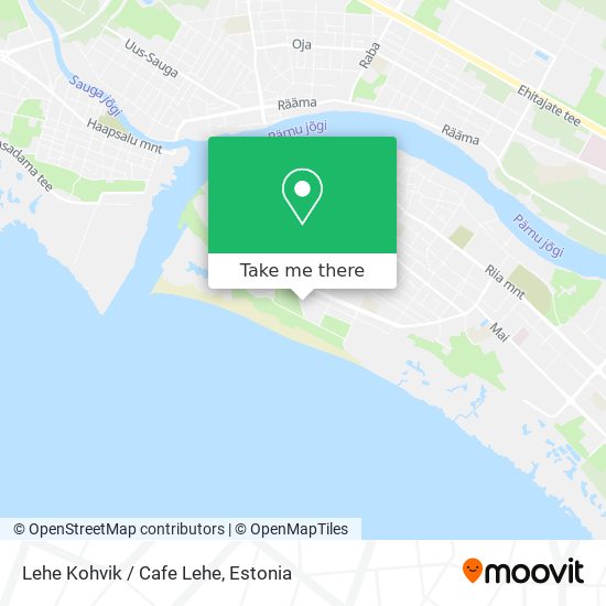 Карта Lehe Kohvik / Cafe Lehe