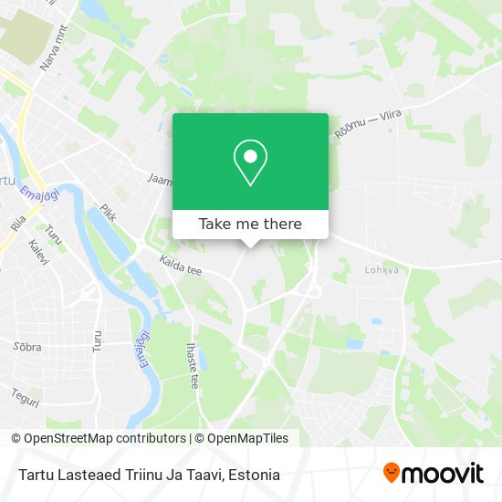 Карта Tartu Lasteaed Triinu Ja Taavi