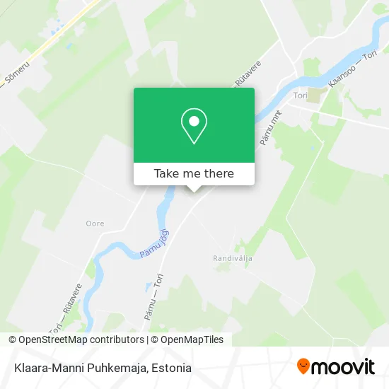 Карта Klaara-Manni Puhkemaja