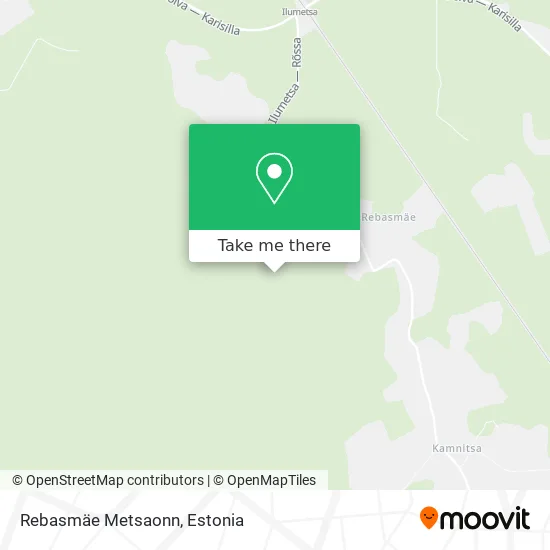 Карта Rebasmäe Metsaonn