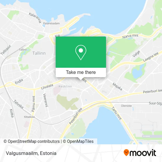 Карта Valgusmaailm