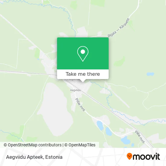 Карта Aegviidu Apteek
