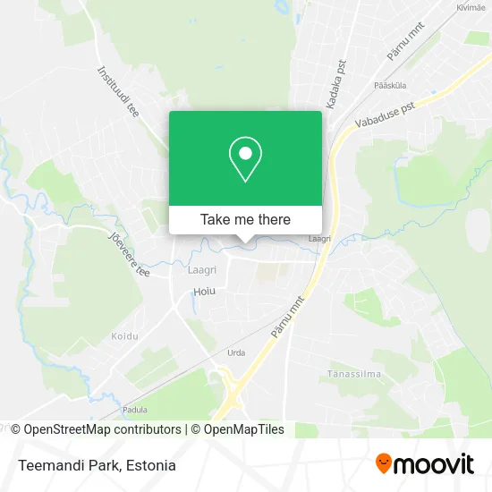 Teemandi Park map