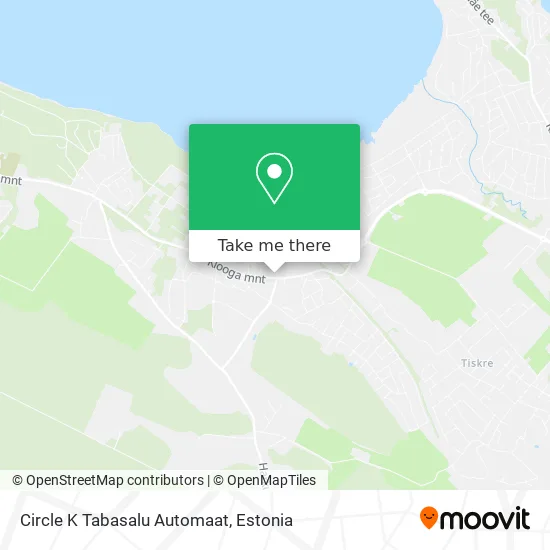 Карта Circle K Tabasalu Automaat