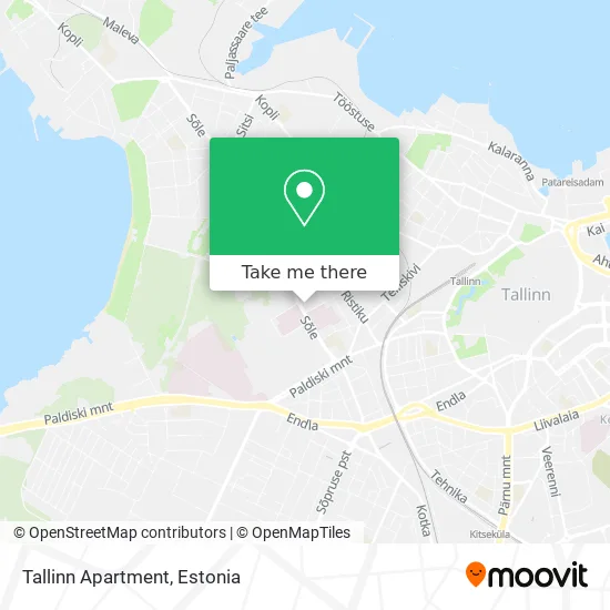 Карта Tallinn Apartment