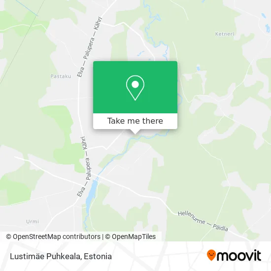 Lustimäe Puhkeala map
