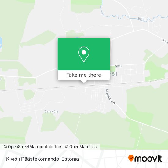 Kiviõli Päästekomando map