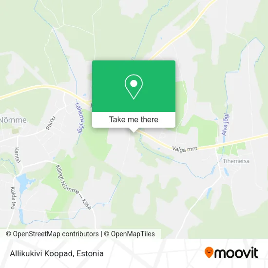 Allikukivi Koopad map