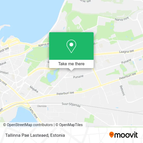 Карта Tallinna Pae Lasteaed