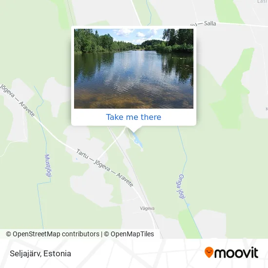 Карта Seljajärv