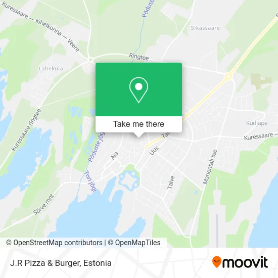 Карта J.R Pizza & Burger