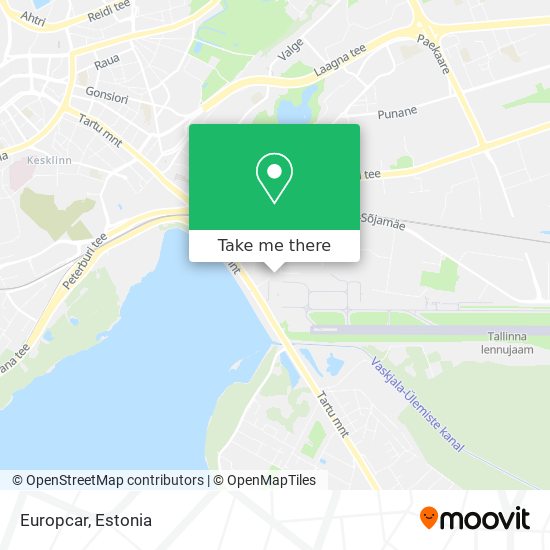 Europcar map