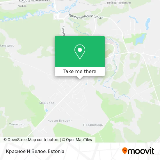 Карта Красное И Белое