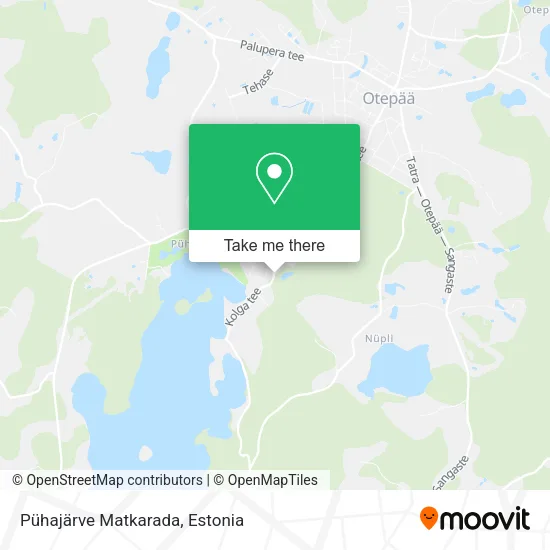 Карта Pühajärve Matkarada