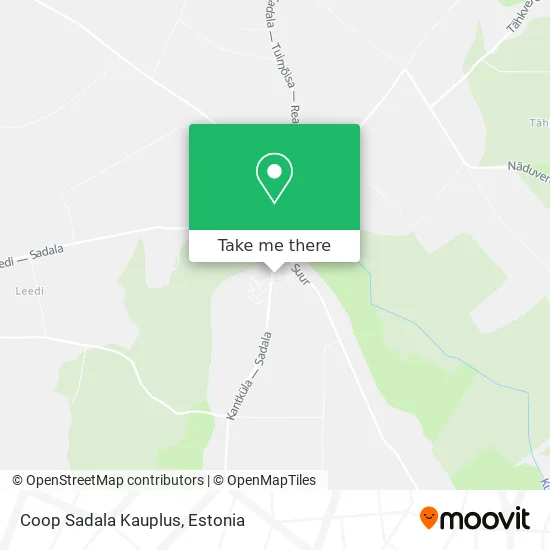 Карта Coop Sadala Kauplus