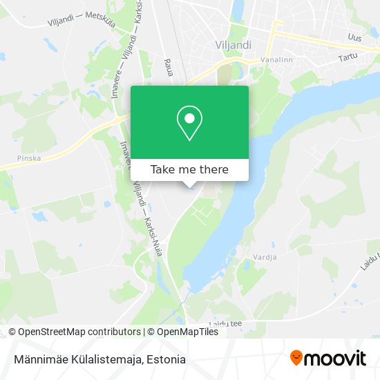 Карта Männimäe Külalistemaja