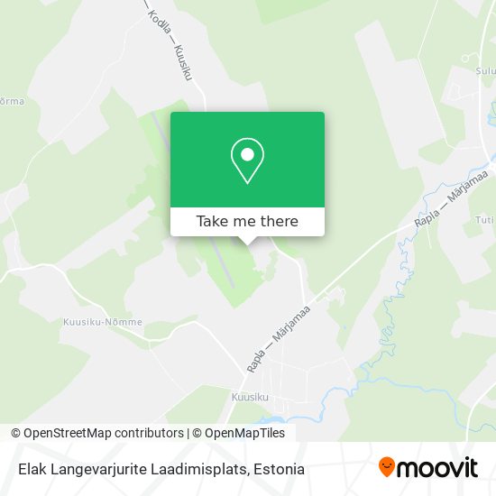 Elak Langevarjurite Laadimisplats map