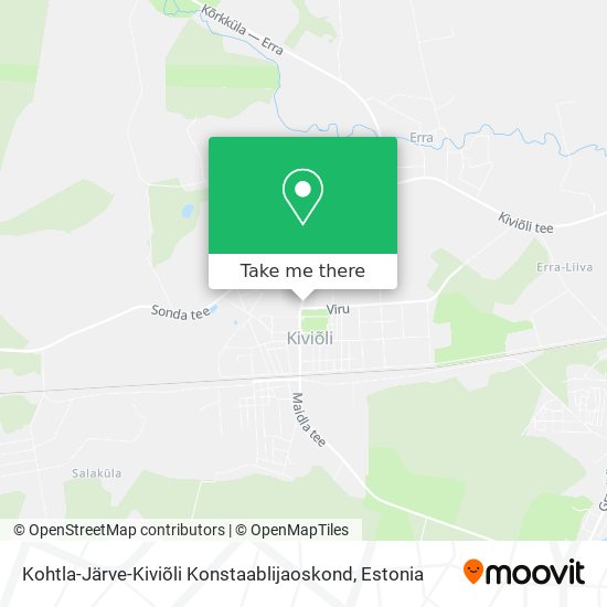 Kohtla-Järve-Kiviõli Konstaablijaoskond map