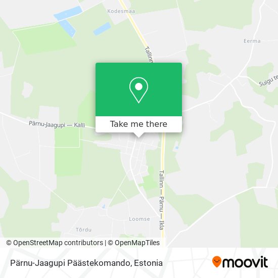 Pärnu-Jaagupi Päästekomando map