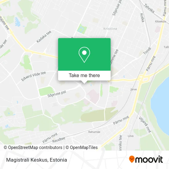 Карта Magistrali Keskus
