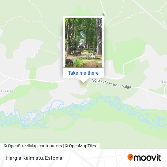 Hargla Kalmistu map