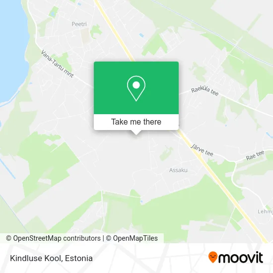 Kindluse Kool map