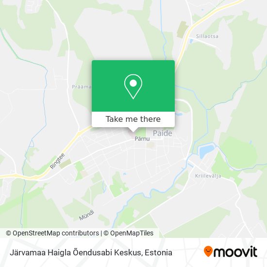 Järvamaa Haigla Õendusabi Keskus map