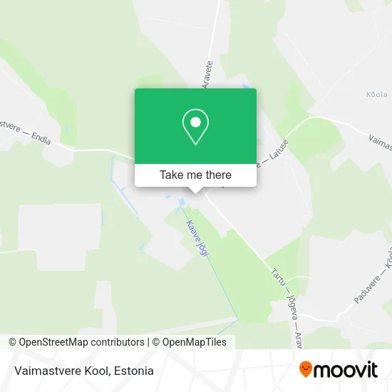 Vaimastvere Kool map