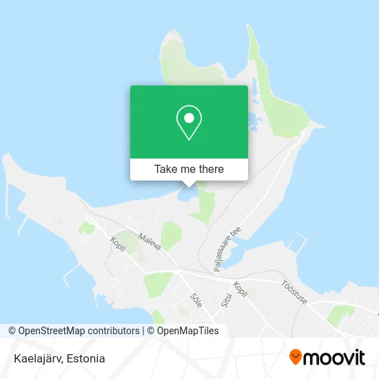 Карта Kaelajärv