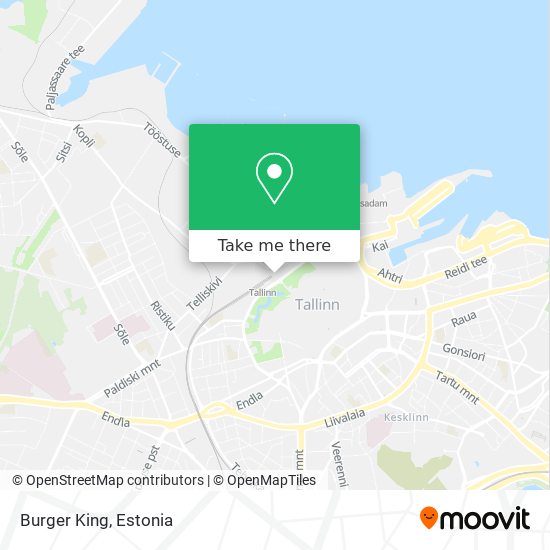 Burger King map