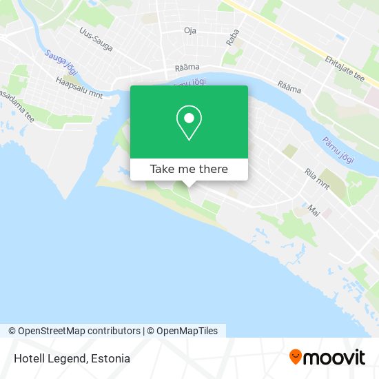 Hotell Legend map