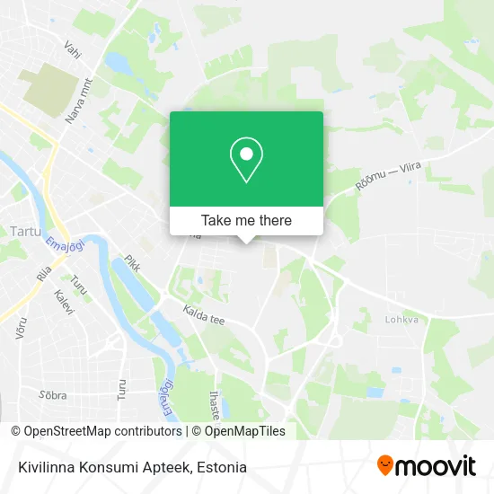 Карта Kivilinna Konsumi Apteek