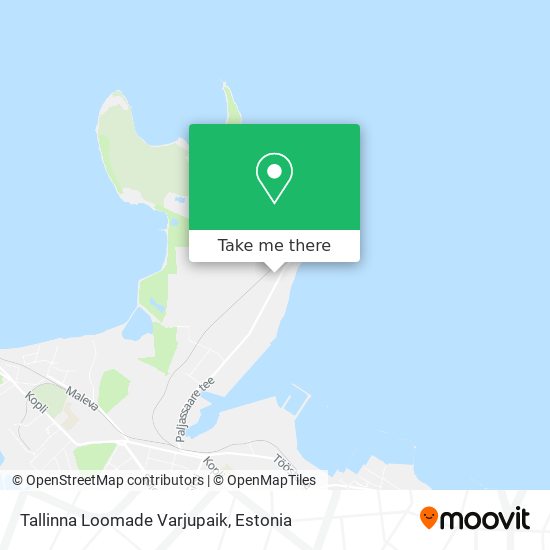 Tallinna Loomade Varjupaik map