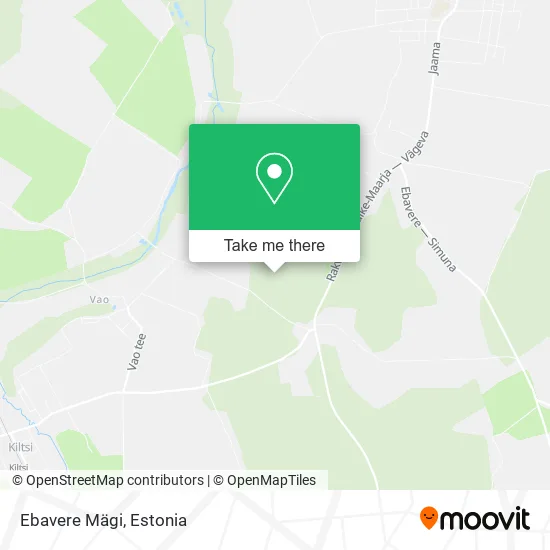 Карта Ebavere Mägi