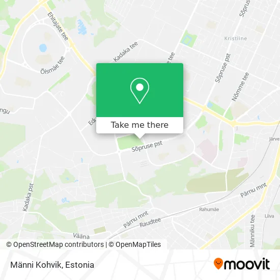 Карта Männi Kohvik