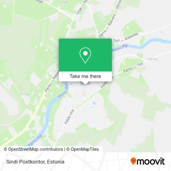 Sindi Postkontor map