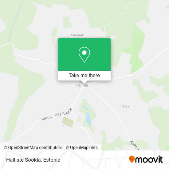 Halliste Söökla map