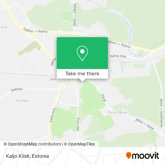 Карта Kaljo Kiisk